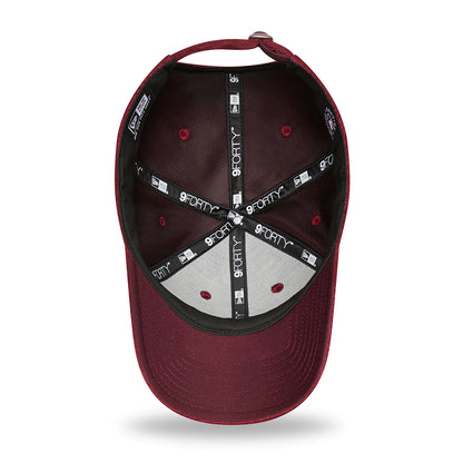 Casquette 9FORTY MLB Towelling New York Yankees bordeaux NEW ERA