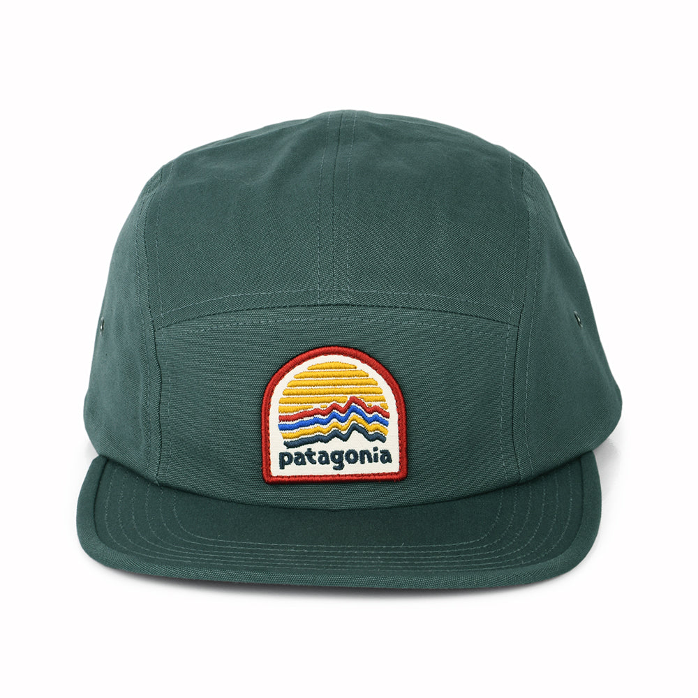 Casquette 5 Panel en Coton Bio Ridge Rise Moonlight Graphic Maclure forêt clair PATAGONIA