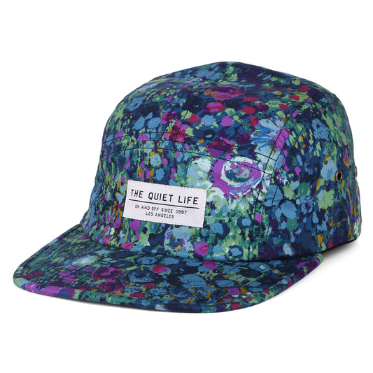 Casquette 5 Panel Florale Monet bleu-vert-violet THE QUIET LIFE