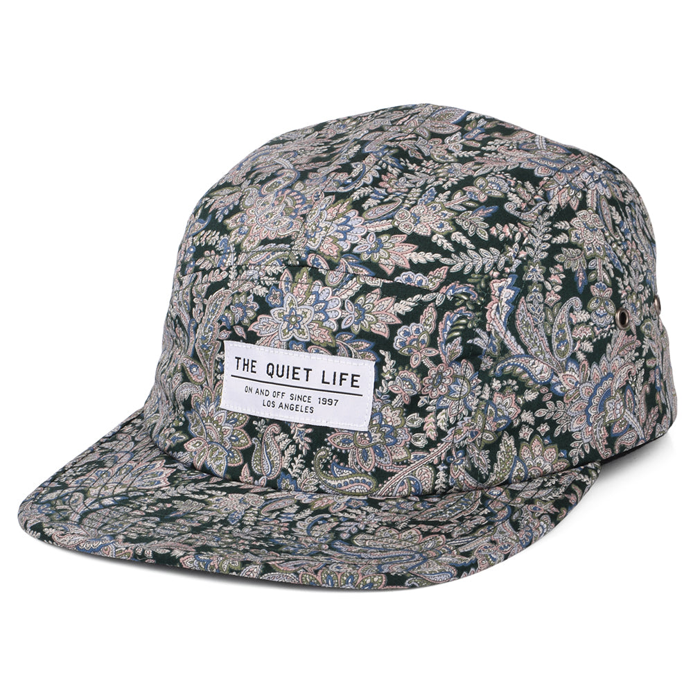 Casquette 5 Panel Paisley vert foncé-multi THE QUIET LIFE