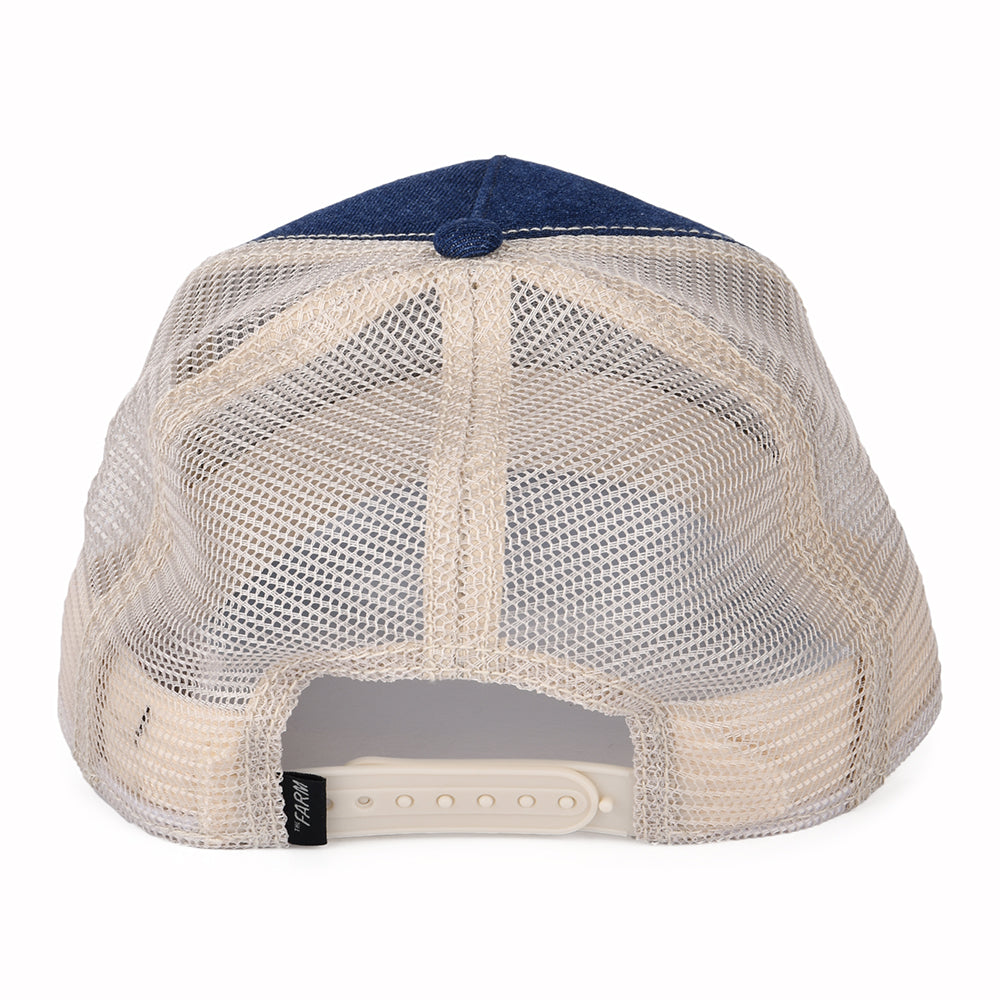 Casquette Trucker Nuts Squirrel bleu marine GOORIN