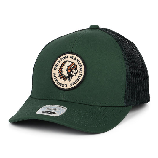 Casquette Trucker Rival Stamp NetPlus MP vert sapin BRIXTON