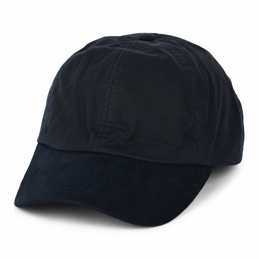 Casquette en Coton Ciré Britannique bleu marine FAILSWORTH