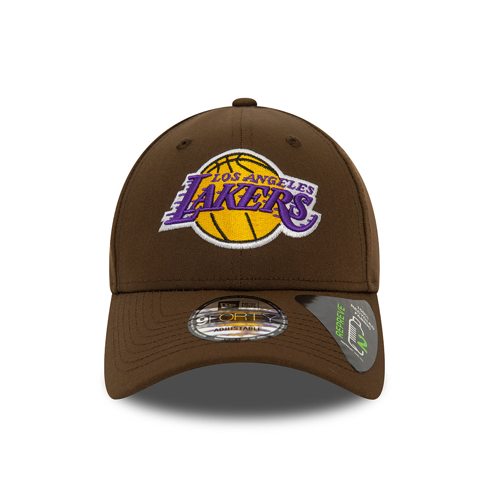 Casquette 9FORTY NBA Repreve L.A. Lakers marron NEW ERA