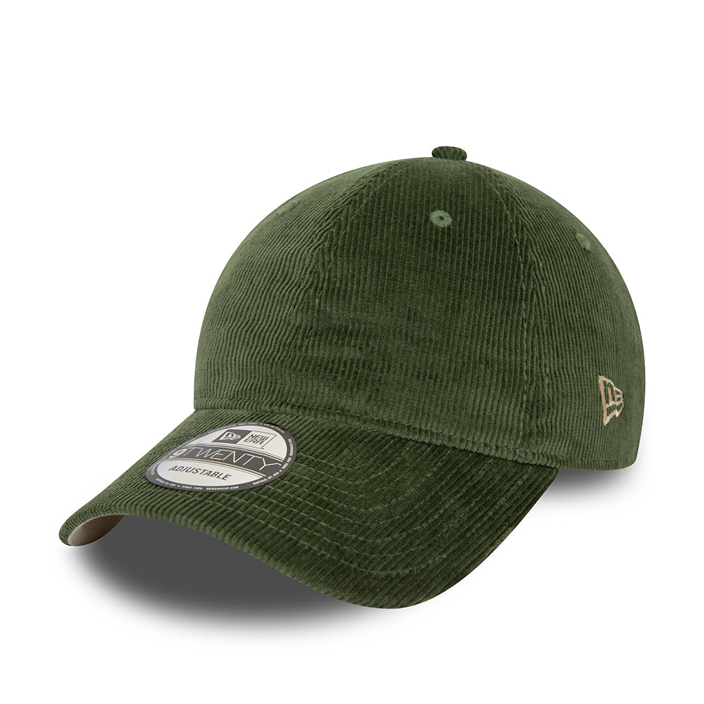 Casquette 9TWENTY NE Cord vert foncé NEW ERA