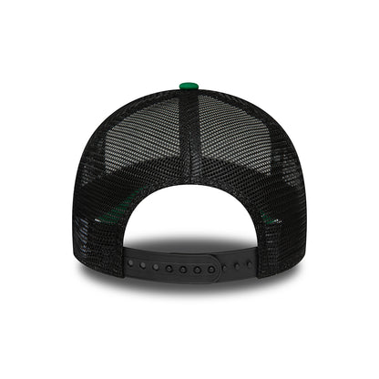 Casquette Trucker NBA Retro A-Frame Boston Celtics blanc-vert-noir NEW ERA