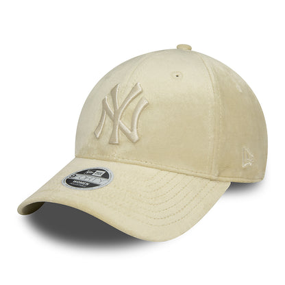 Casquette Snapback Femme 9FORTY MLB Velour New York Yankees pierre NEW ERA