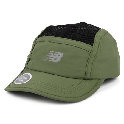 Casquette 5 Panel Pliable Running Stash olive foncé NEW BALANCE