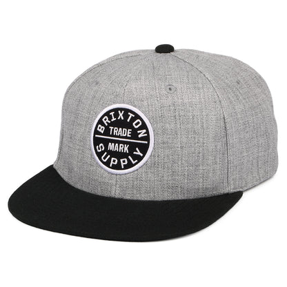 Casquette Snapback Oath III gris-noir BRIXTON