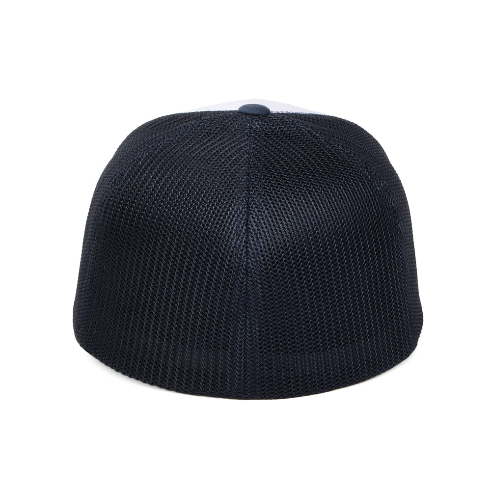 Casquette Trucker White Front bleu marine-blanc FLEXFIT
