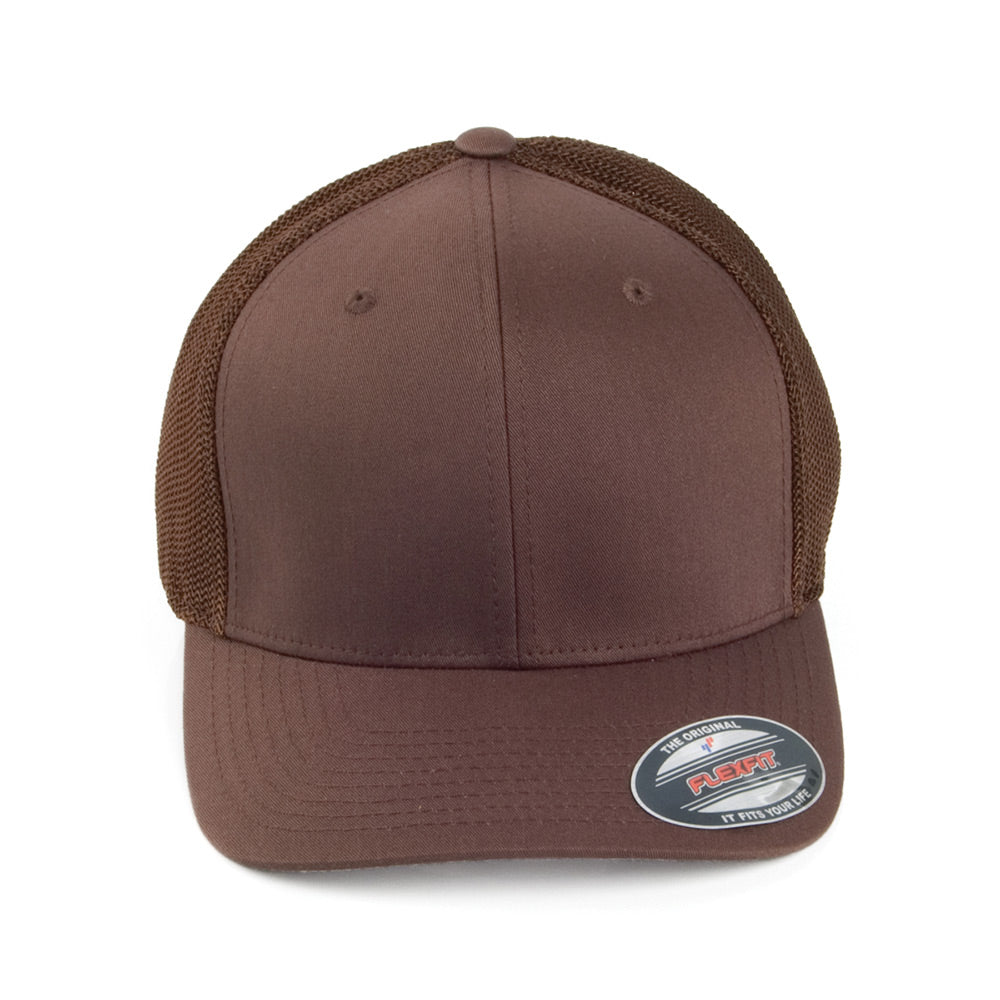 Casquette Trucker Tonal marron FlexFit