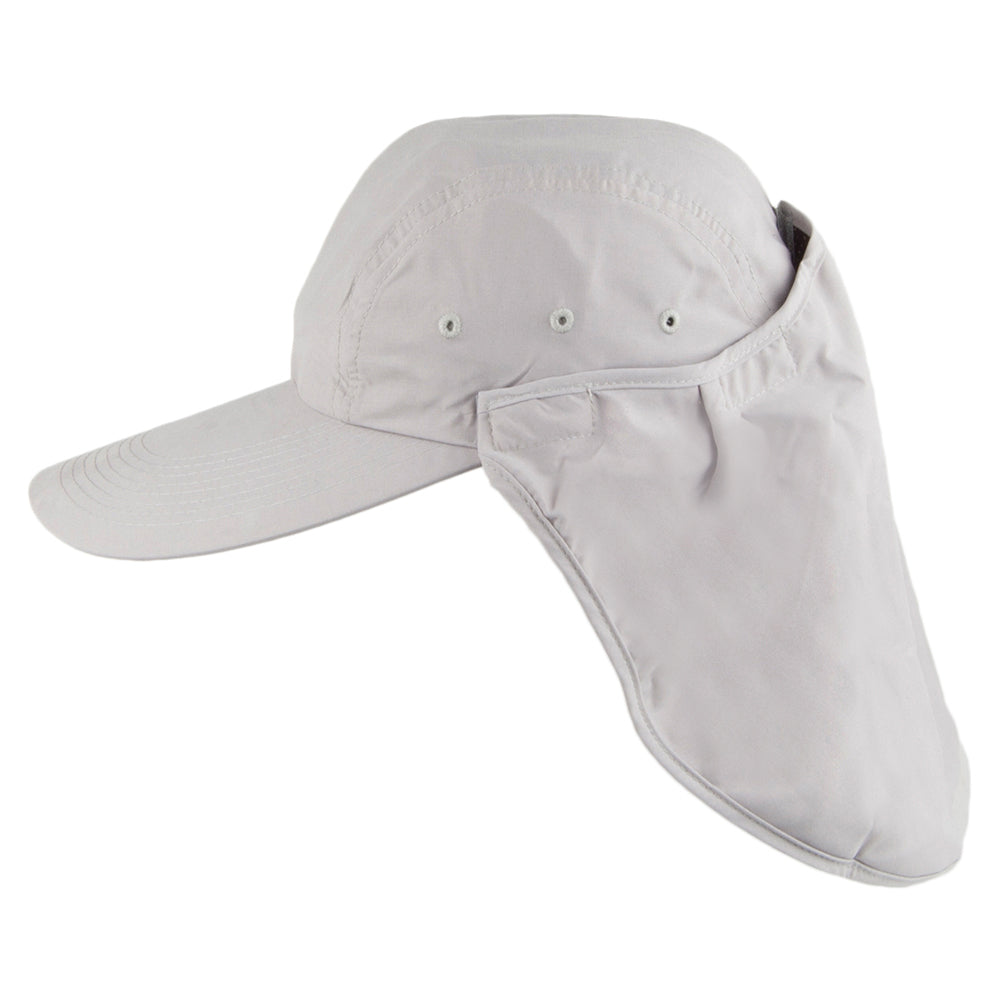 Casquette Saharienne à Rabat Amovible gris DORFMAN PACIFIC