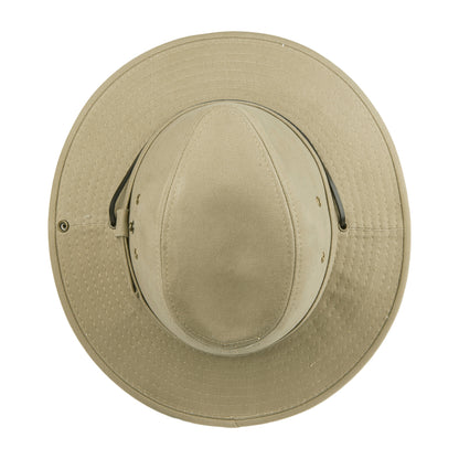 Chapeau Australien en Coton avec Jugulaire khaki DORFMAN PACIFIC