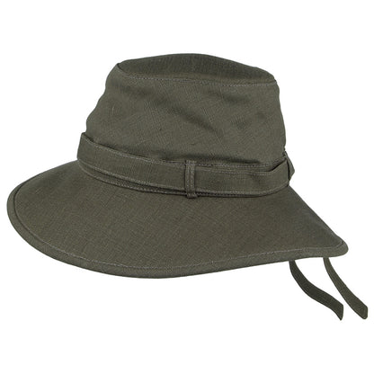 Chapeau Été en Chanvre Melanie TH9 olive TILLEY