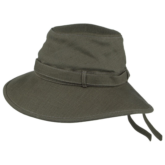 Chapeau Été en Chanvre Melanie TH9 olive TILLEY