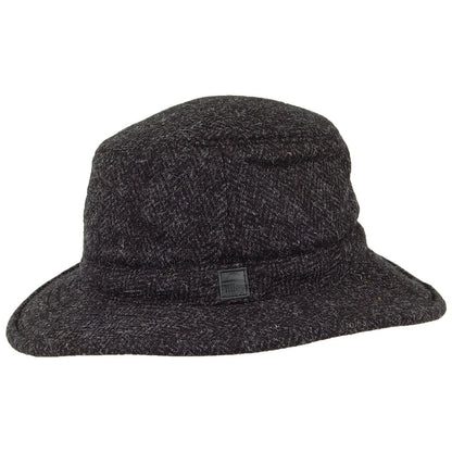 Chapeau Hiver en HARRIS TWEED TW2HT anthracite TILLEY