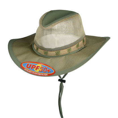 Chapeau Australien Ventilé Palmera fossil DORFMAN PACIFIC