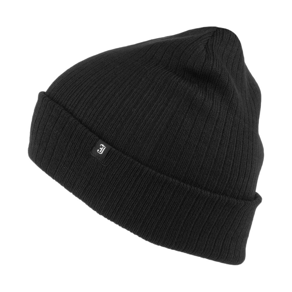 Bonnet Long Côtelé noir JAXON & JAMES