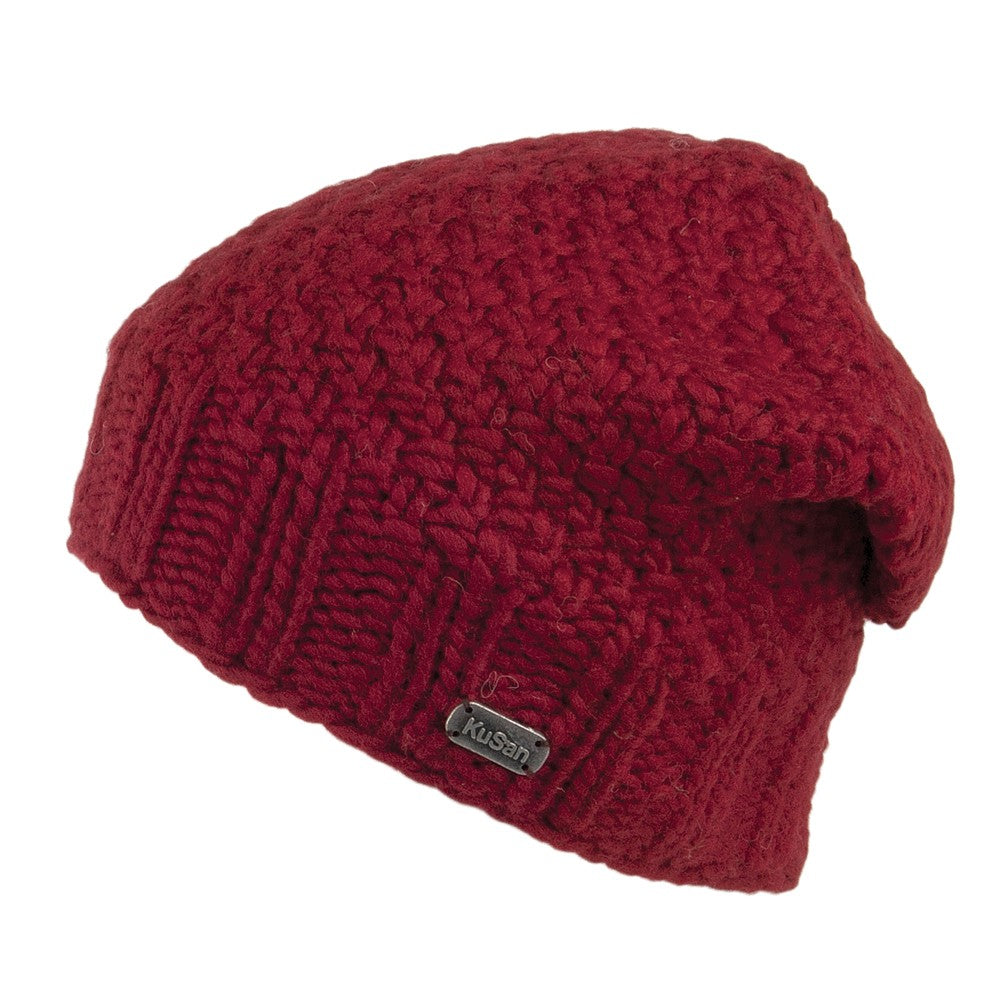 Bonnet Long Button Down rouge KUSAN