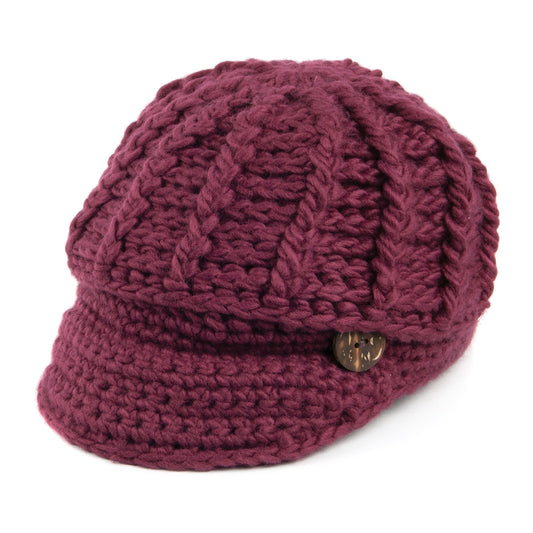 Bonnet à Visière en Crochet Letizia vin SCALA