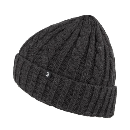 Bonnet à Torsades gris foncé JAXON & JAMES