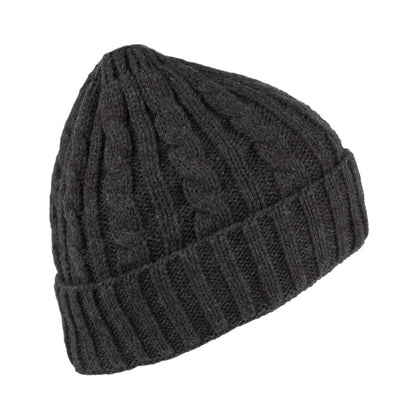 Bonnet à Torsades gris foncé JAXON & JAMES