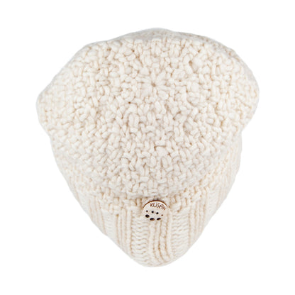 Bonnet Boutonné blanc KUSAN
