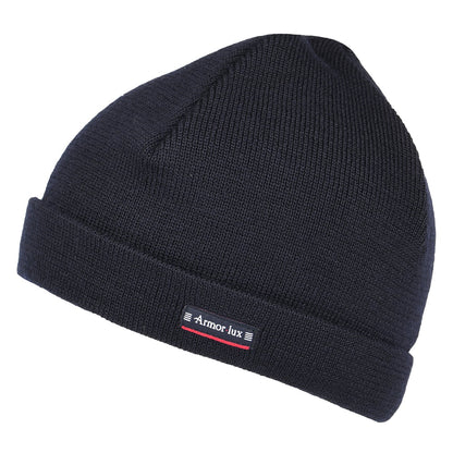 Bonnet en Pure Laine Lannion bleu marine ARMOR LUX