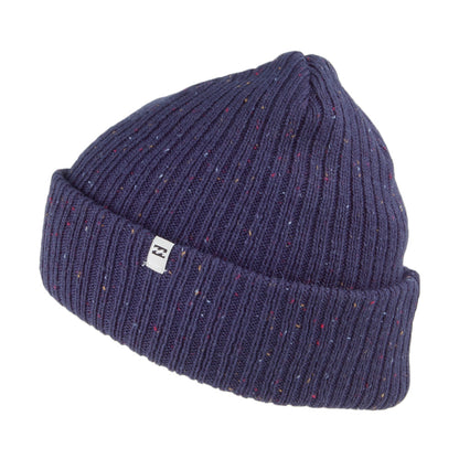 Bonnet à Revers Moucheté Arcade XVII bleu marine BILLABONG