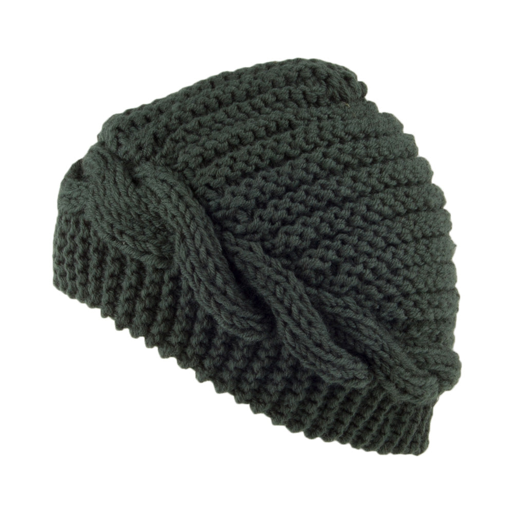 Bonnet à Boutons Emilia olive SCALA