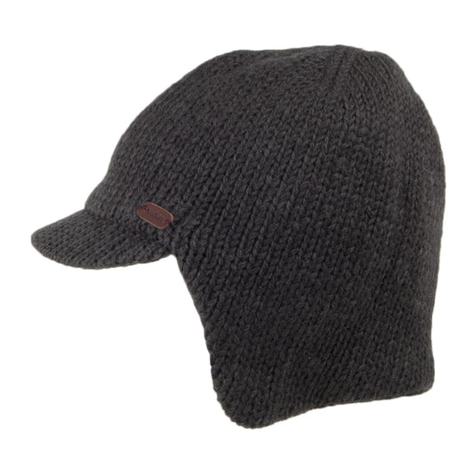Bonnet à Visière et Protège-Oreilles gris KUSAN