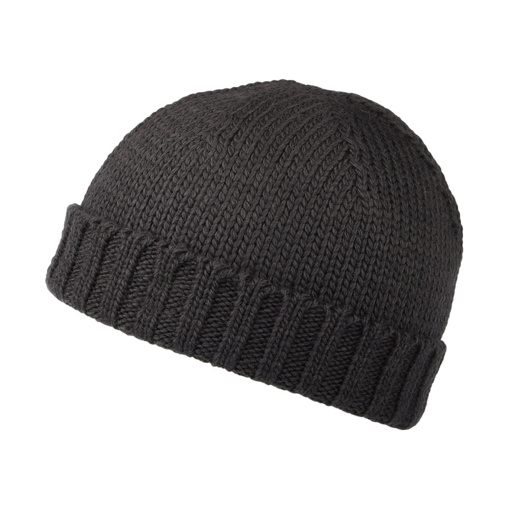 Bonnet Marin en Laine Mérinos anthracite KUSAN