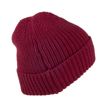 Bonnet Côtelé TJM Flag bordeaux TOMMY HILFIGER