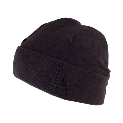 Bonnet en Polaire Knit Winter Utility L.A. Dodgers noir sur noir NEW ERA