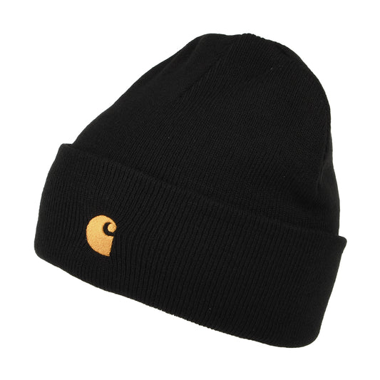 Bonnet à Revers Chase noir CARHARTT WIP