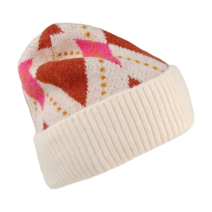 Bonnet Eyvor Argyle crème BARTS