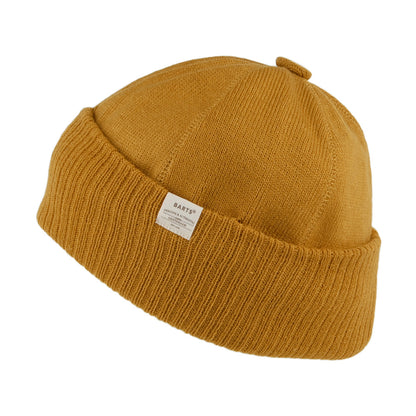 Bonnet à Bouton et Revers Lyon moutarde BARTS