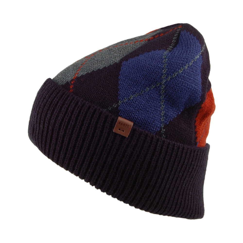 Bonnet Guer Argyle bleu marine BARTS