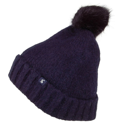Bonnet à Pompon Snugwell bleu marine JOULES