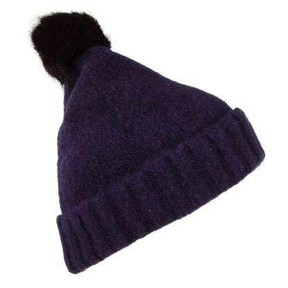 Bonnet à Pompon Snugwell bleu marine JOULES