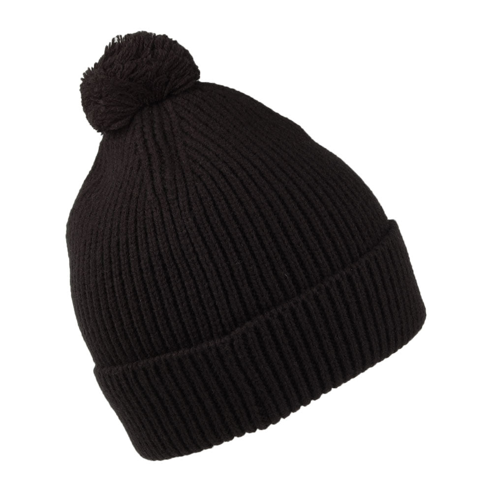 Bonnet à Pompon Recyclé TNF Logo Box Pom noir THE NORTH FACE