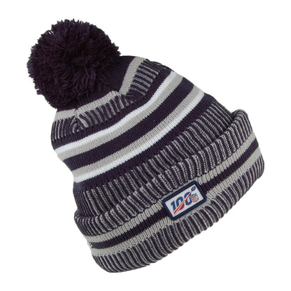 Bonnet à Pompon NFL On Field Knit Dallas Cowboys bleu-gris NEW ERA