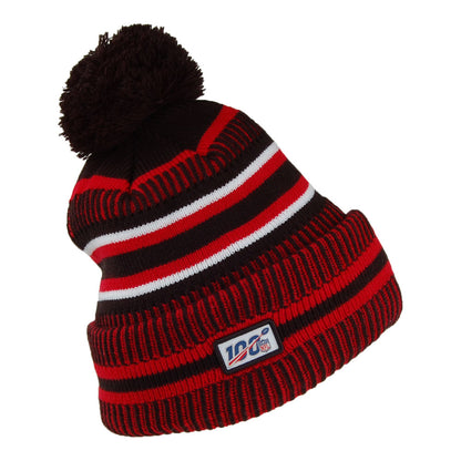 Bonnet à Pompon NFL On Field Knit Atlanta Falcons rouge-noir NEW ERA