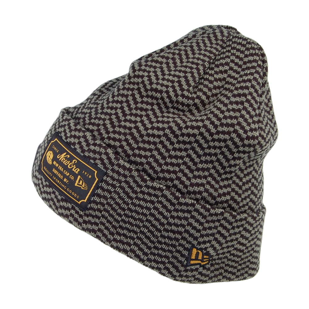 Bonnet Heritage Cuffed olive-noir NEW ERA