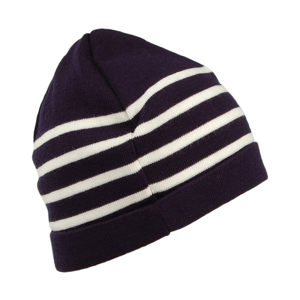Bonnet à Rayures Alexandre bleu marine-crème ARMOR LUX