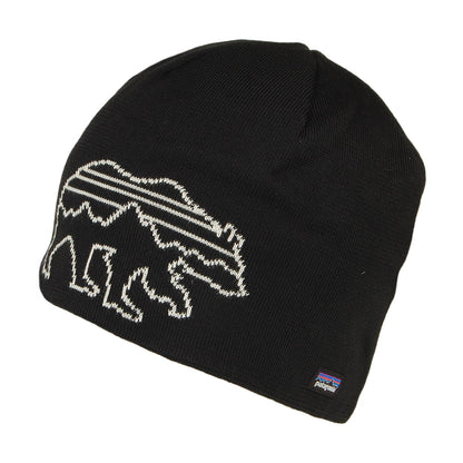 Bonnet Recyclé Fitz Bear noir PATAGONIA