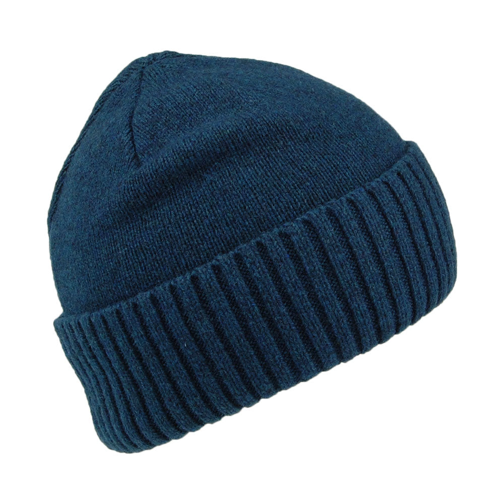 Bonnet en Laine Recyclée Tube View Brodeo bleu PATAGONIA