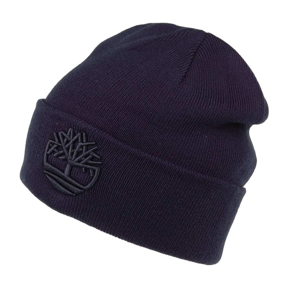 Bonnet Broderie 3D Ton Sur Ton bleu marine TIMBERLAND