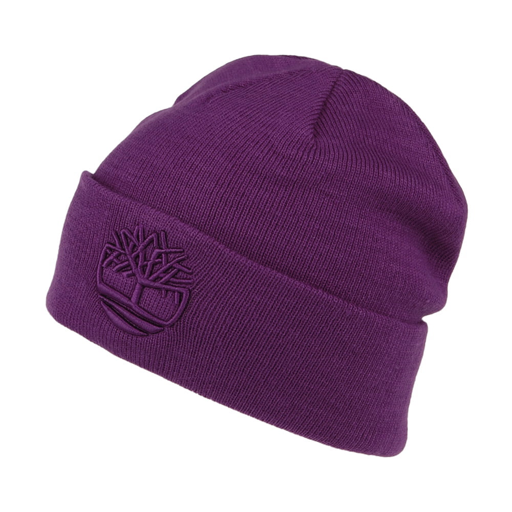 Bonnet Broderie 3D Ton Sur Ton prune TIMBERLAND