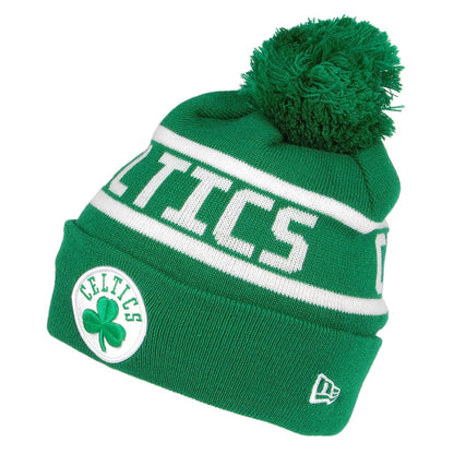 Bonnet à Pompon à Revers NBA Team Jake Boston Celtics vert-blanc NEW ERA
